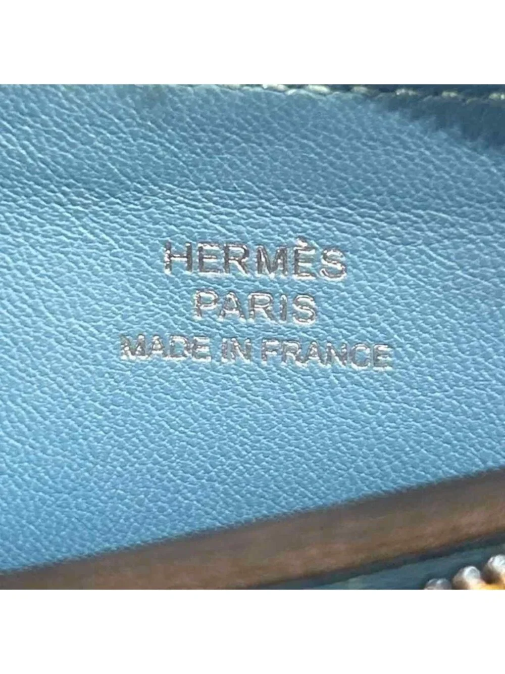 Hermes Pouch Leather Yellow